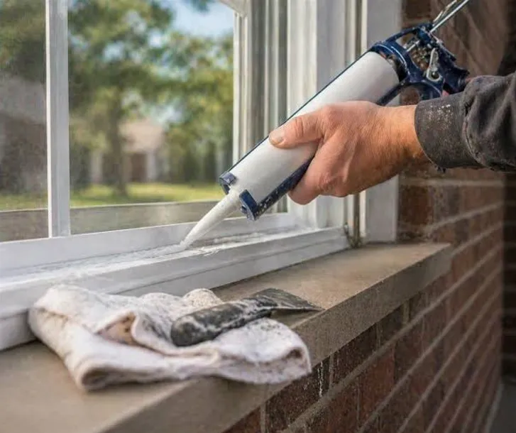 Sealant Works at Window and Cladding